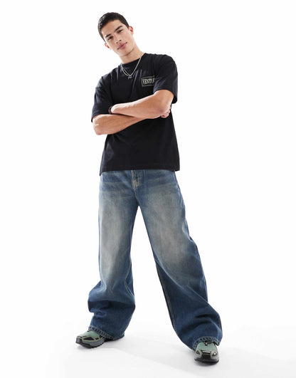 Oversized T-Shirt With Motorsport Graphic