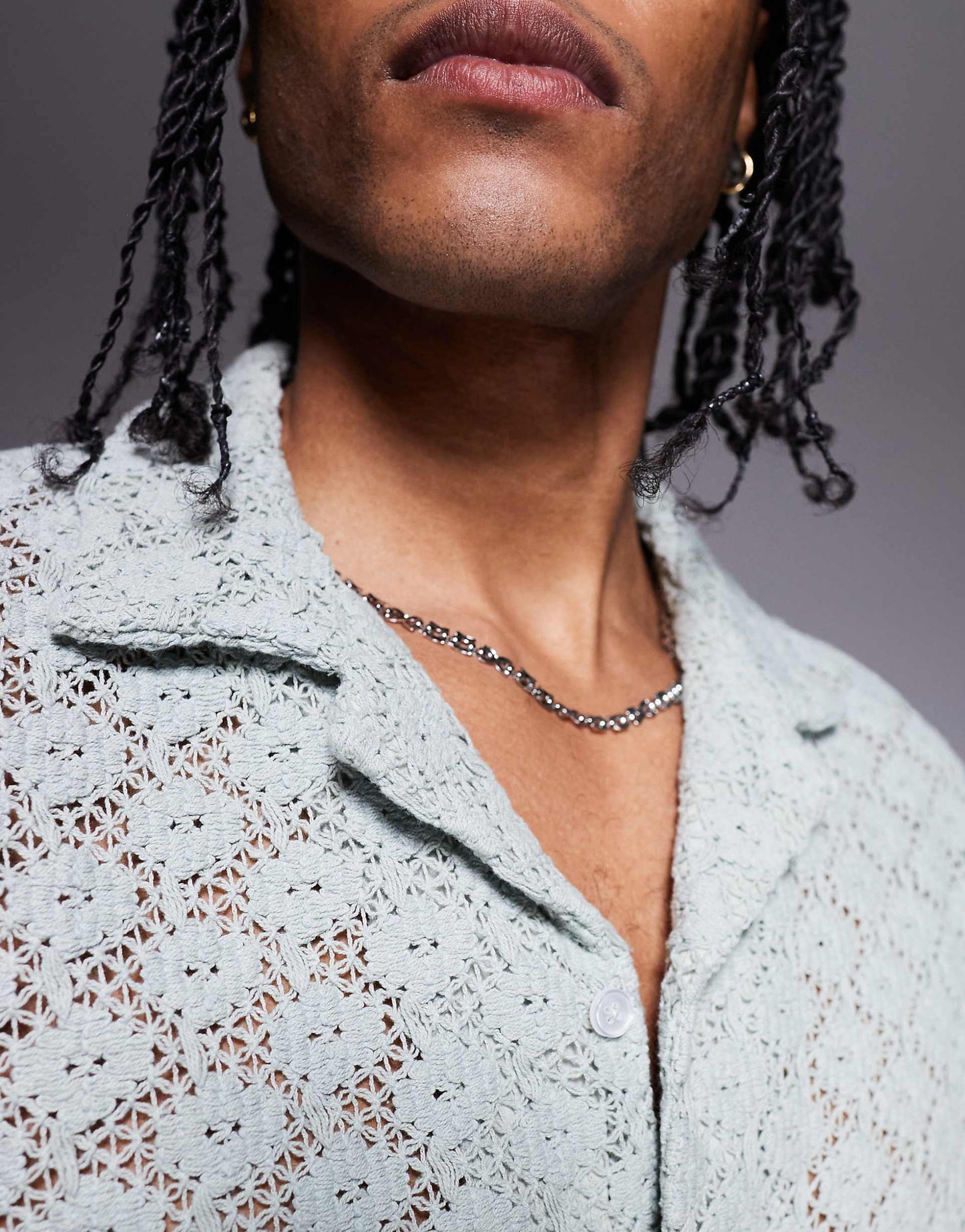Premium Boxy Oversized Crochet Shirt