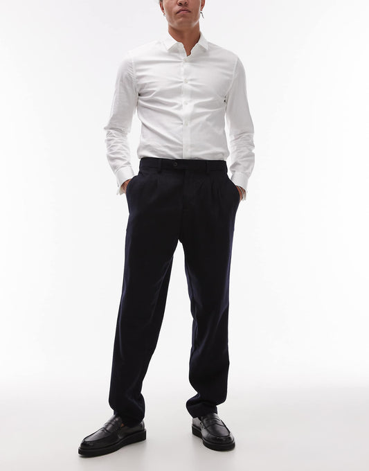 Wool Mix Tailored Trouser