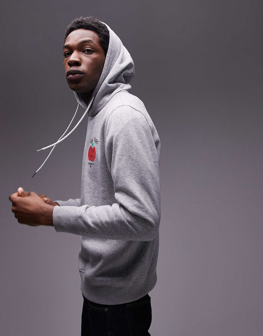 New York Big Apple Print Hoodie