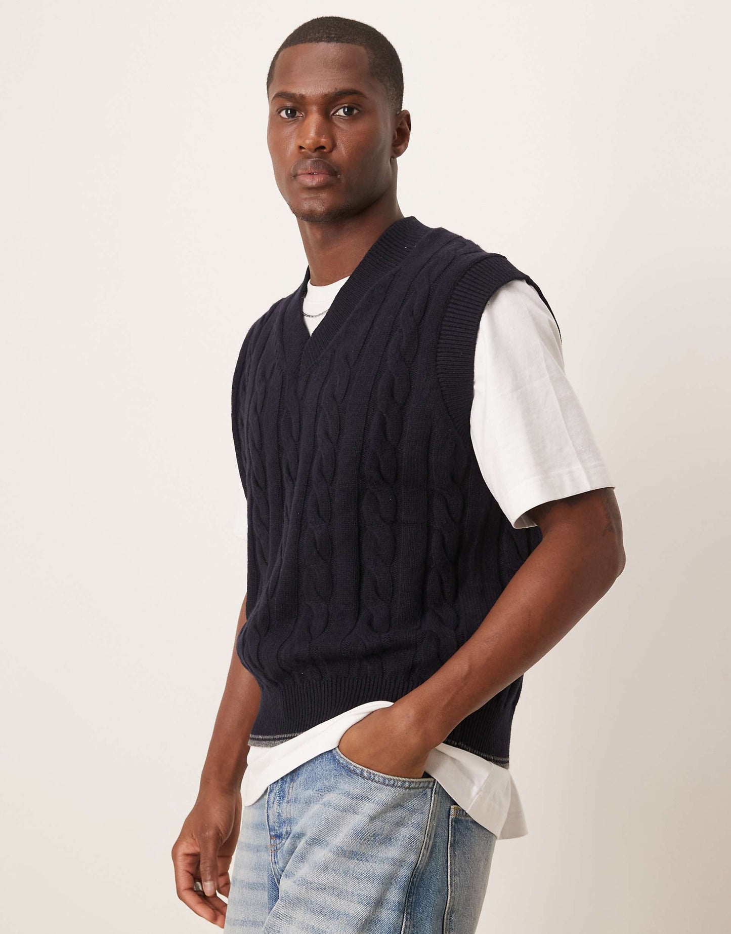 Knitted Sweater Vest