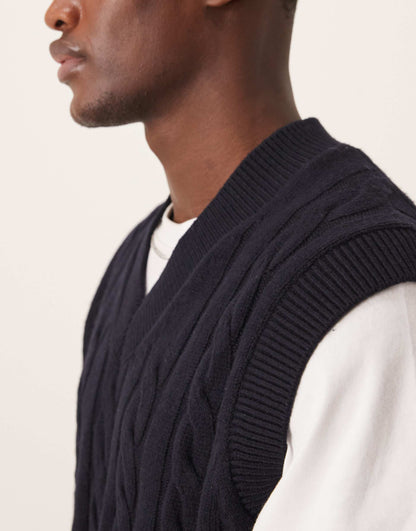 Knitted Sweater Vest