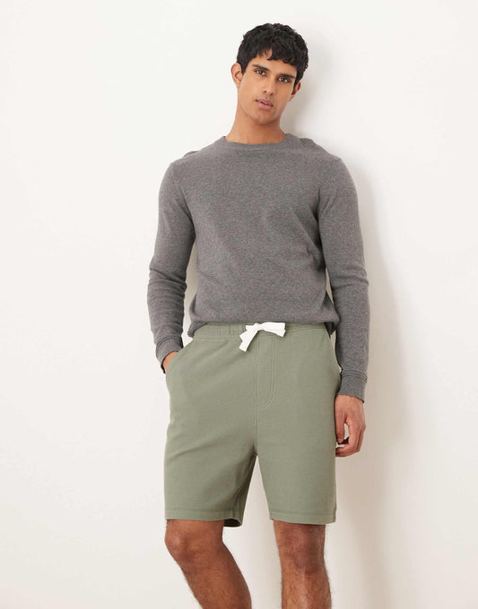 Oversized Waffle Shorts