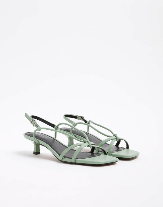 Kitten Heel Strappy Sandal