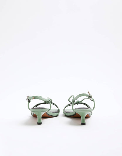 Kitten Heel Strappy Sandal