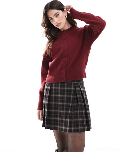 Pleated Mini Skirt