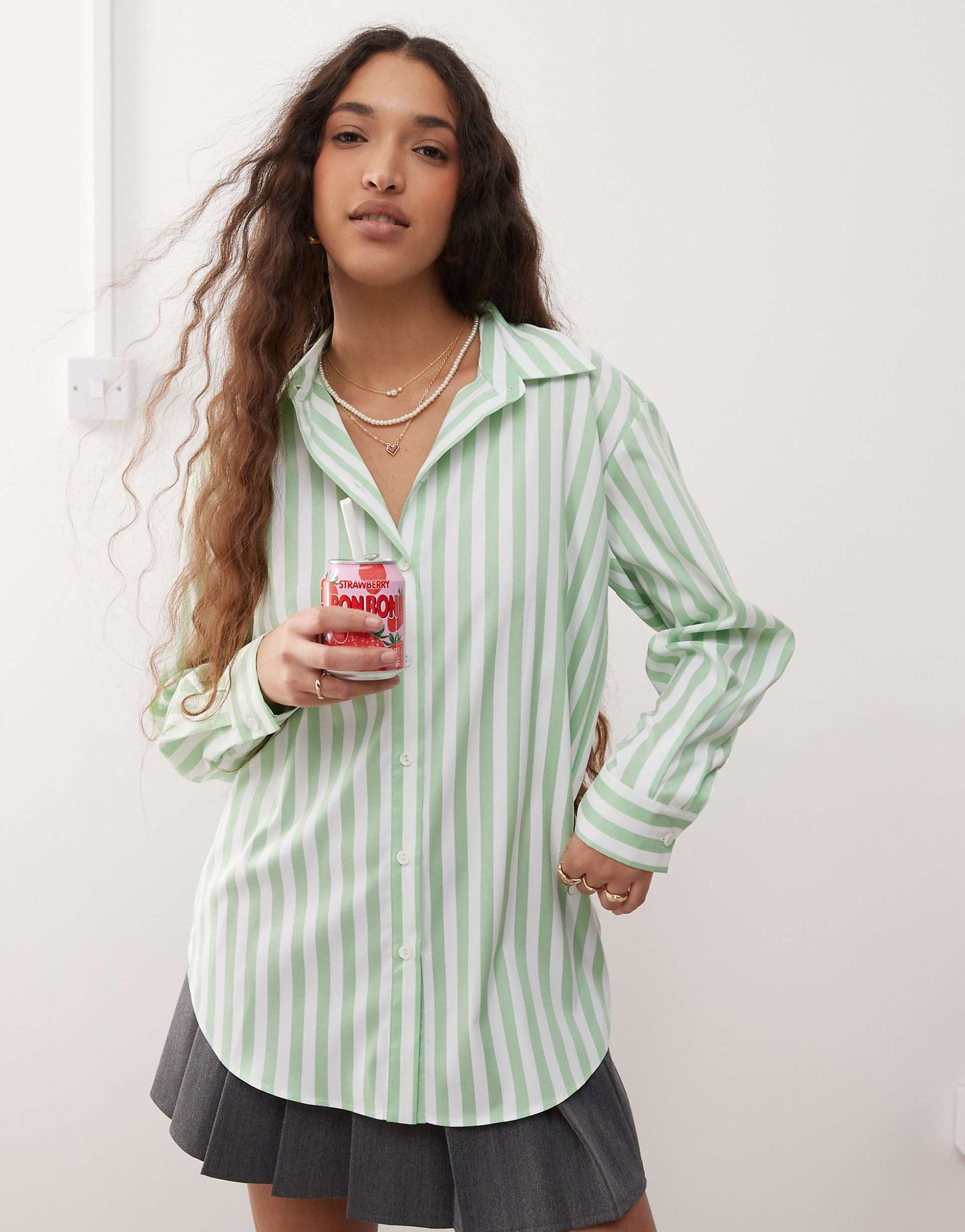 Oversized Stripe Shirt