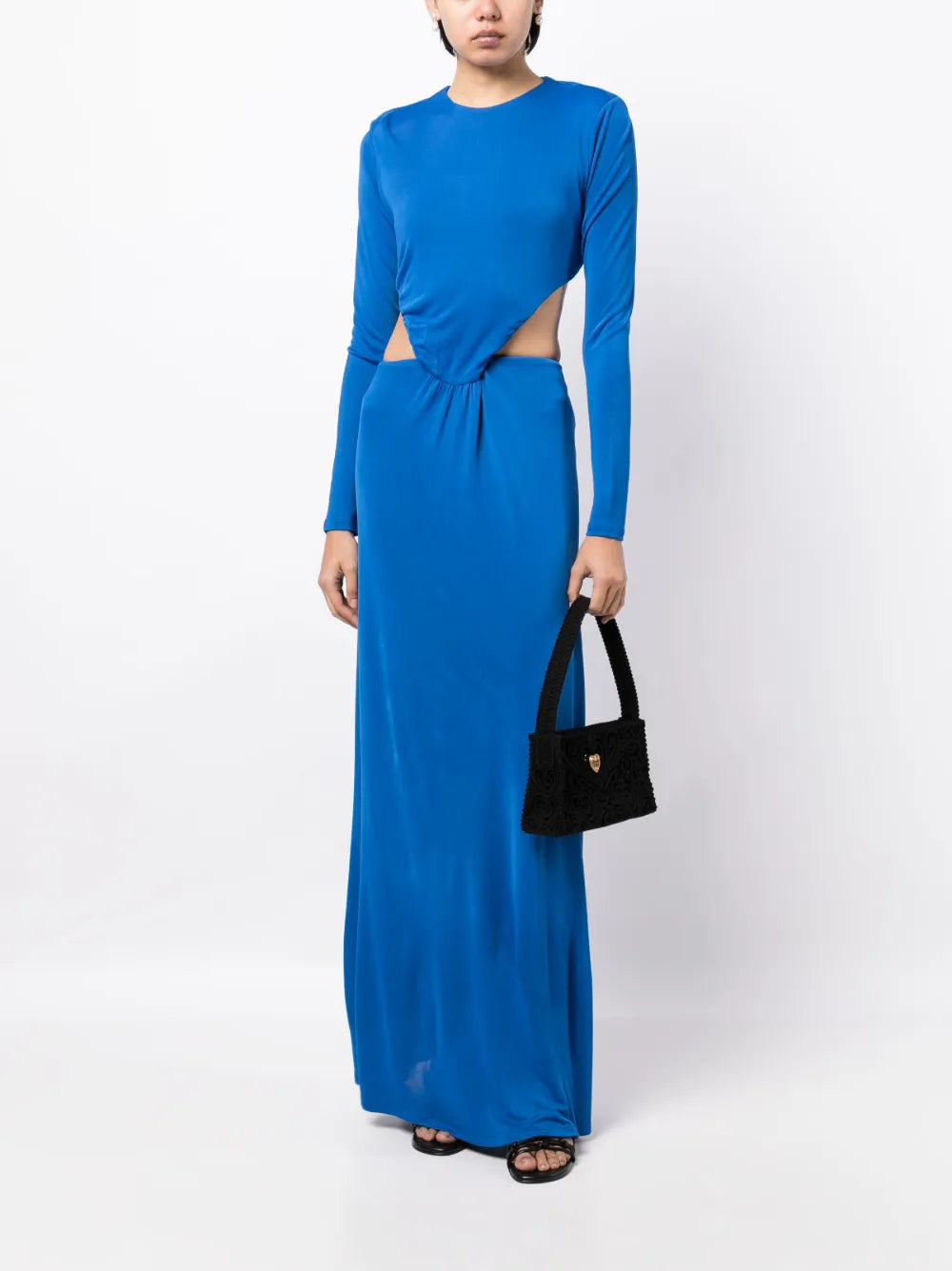 Knotted Cut-Out Maxi Dress