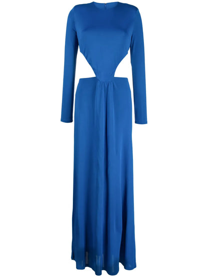 Knotted Cut-Out Maxi Dress