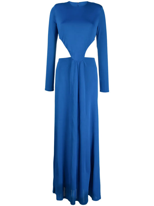 Knotted Cut-Out Maxi Dress