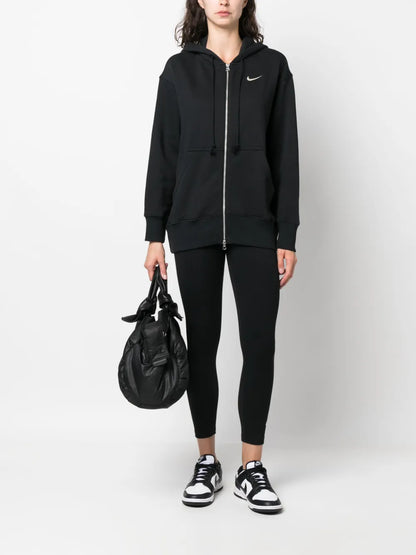 Phoenix Logo-Embroidered Zip-Up Hoodie