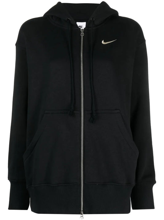 Phoenix Logo-Embroidered Zip-Up Hoodie