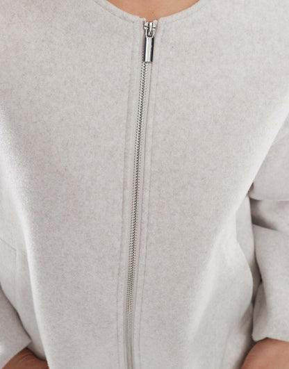 Brushed Bomber Jacket