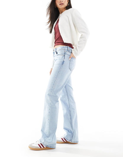 Str Low Waist Straight Jean