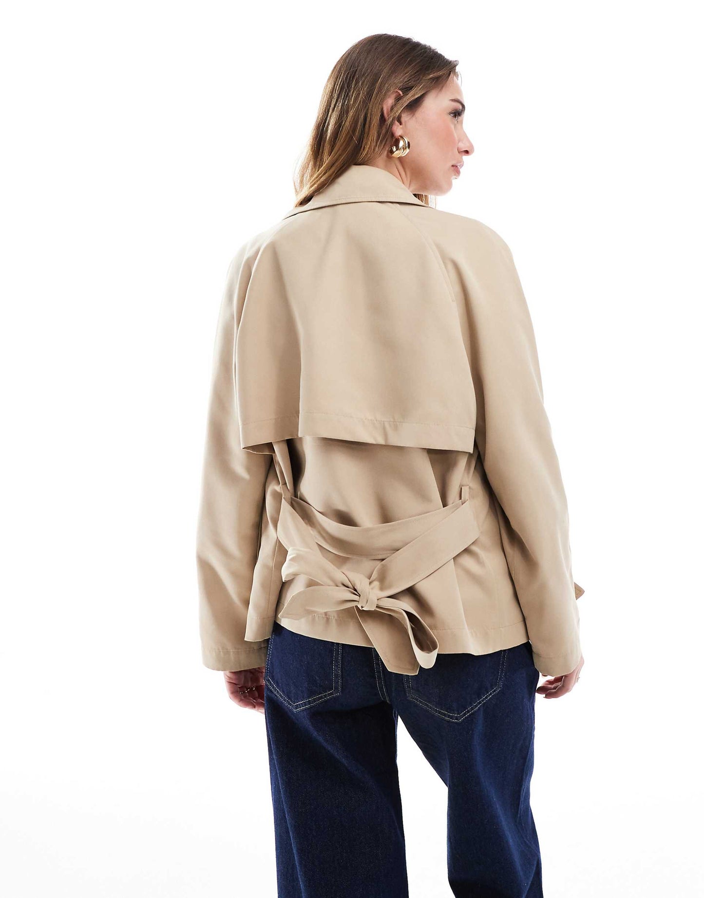 Cropped Trench Jacket