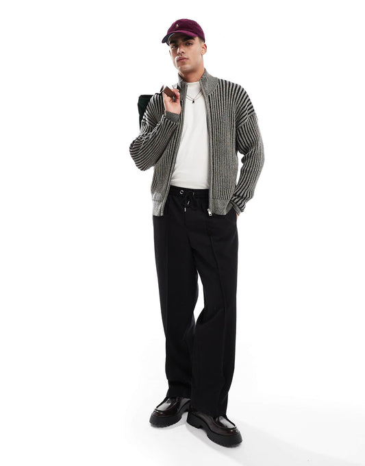 Zip Through Knit