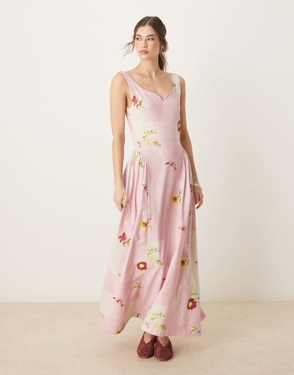Summer Maxi Dress With Full Skirt