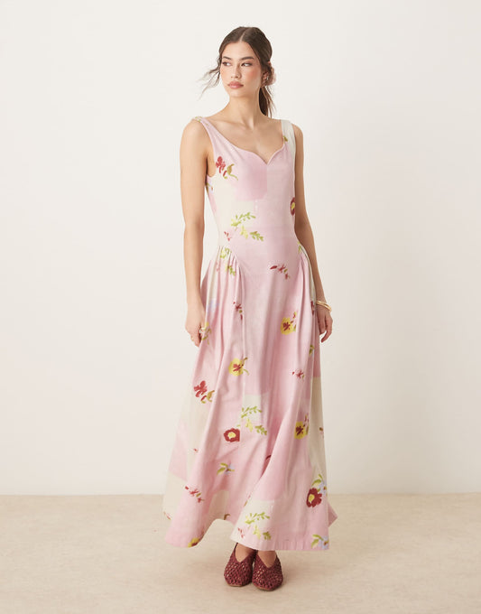Summer Maxi Dress With Full Skirt
