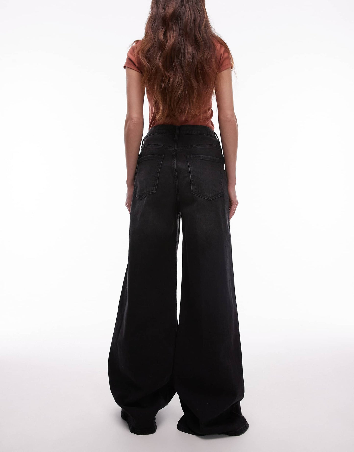 Longline Wide Leg Jeans