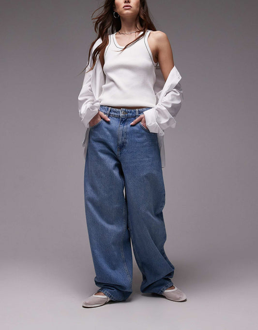 Seam Front Straight Leg Jeans