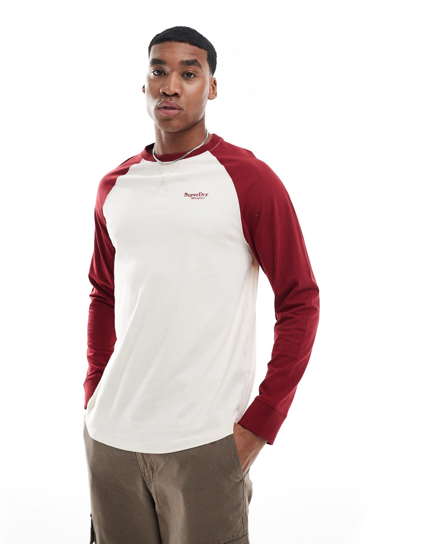 Essential Logo Baseball Long Sleeve Top