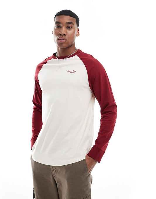 Essential Logo Baseball Long Sleeve Top