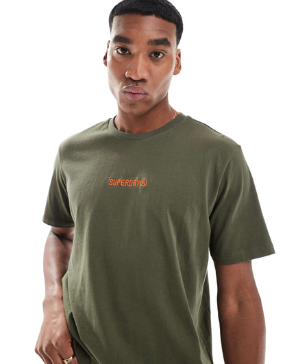 Micro Logo Graphic Loose T-Shirt