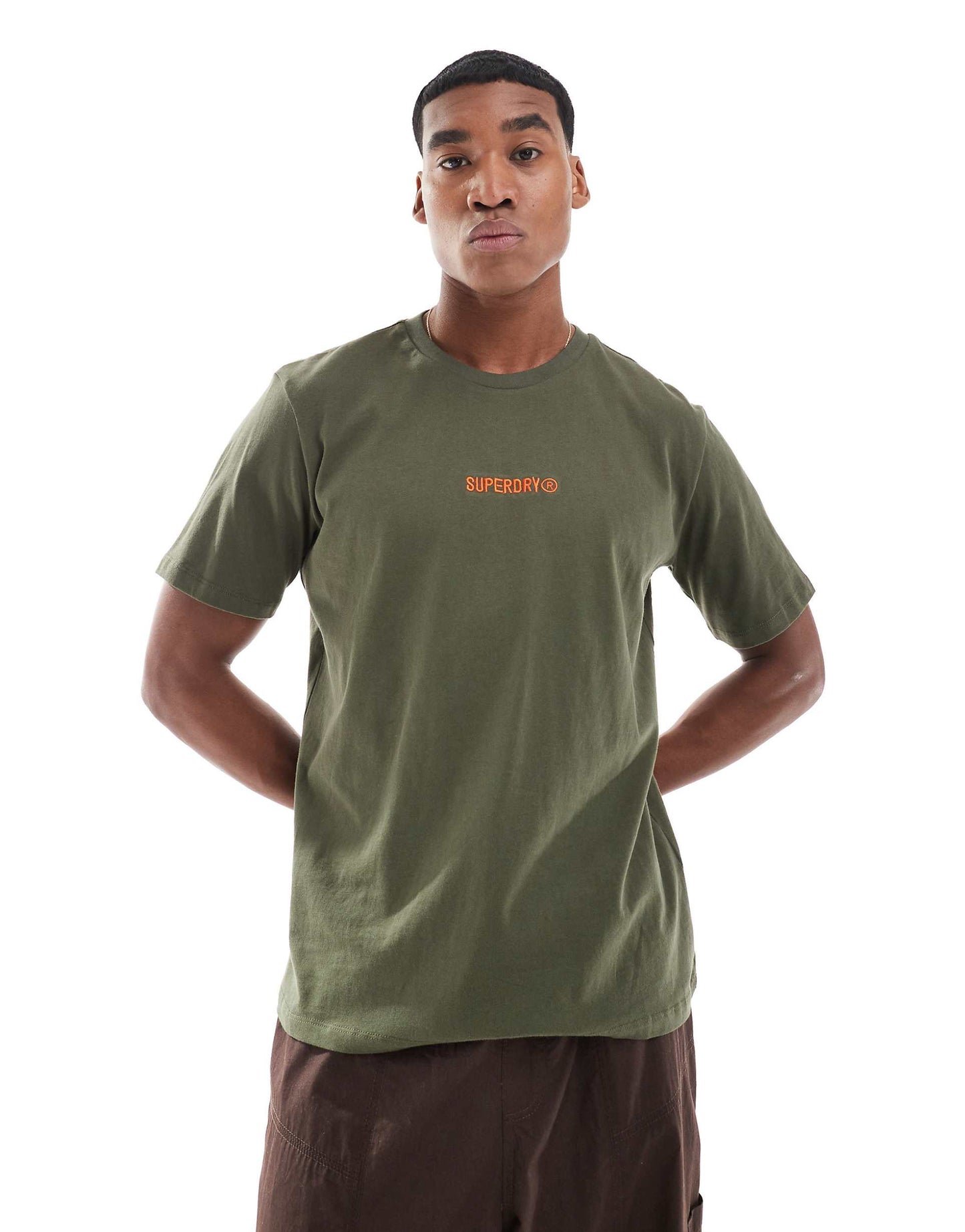 Micro Logo Graphic Loose T-Shirt