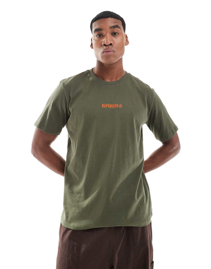 Micro Logo Graphic Loose T-Shirt