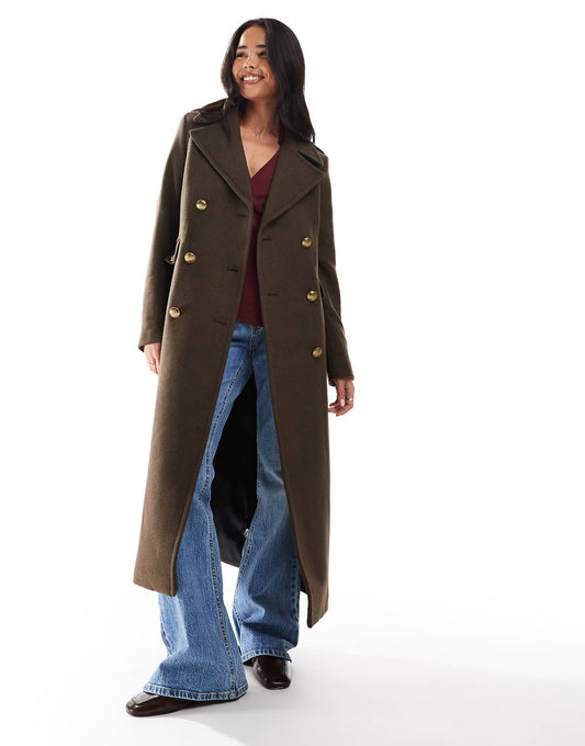 Double Breasted Wool Coat