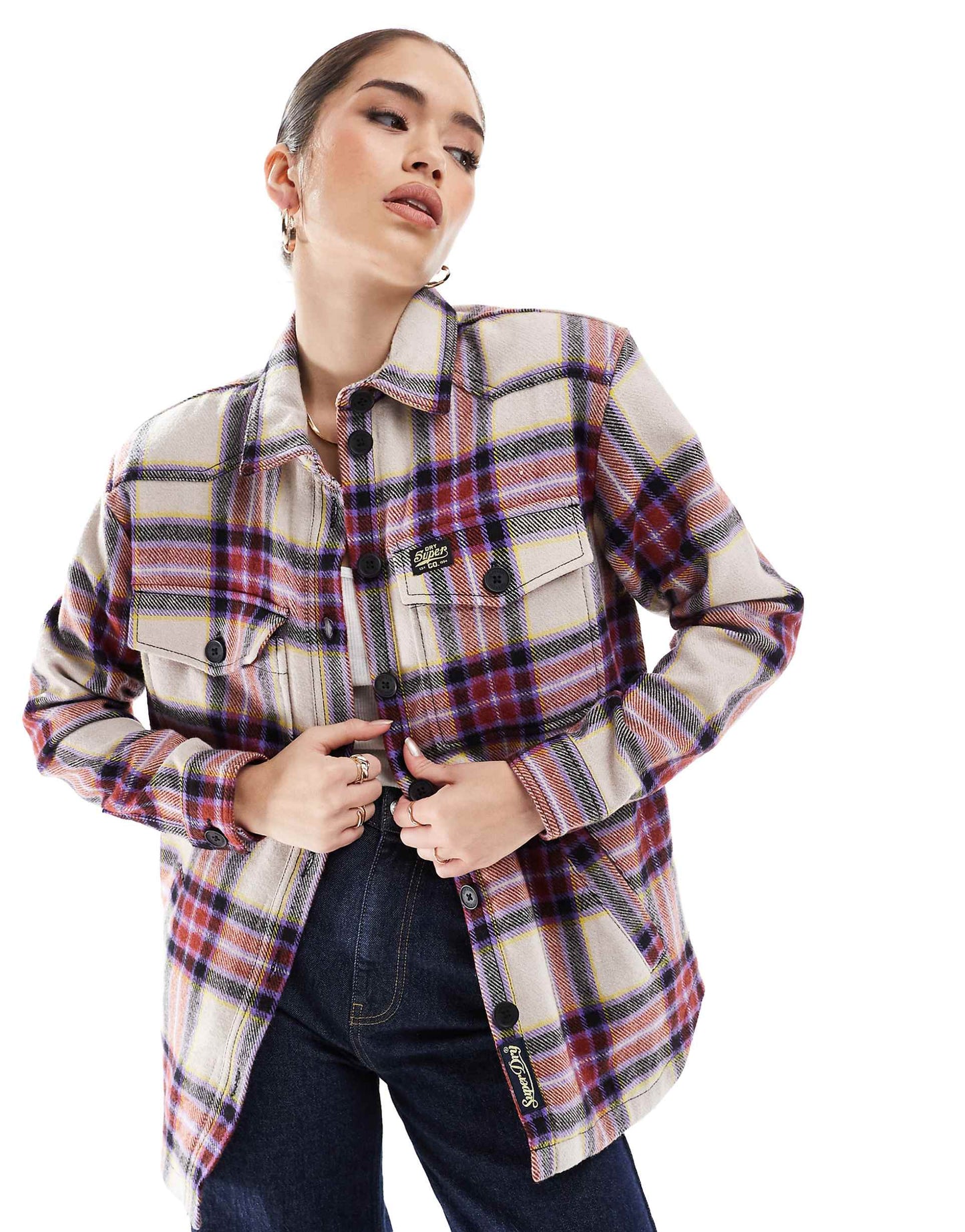 Borg Check Overshirt