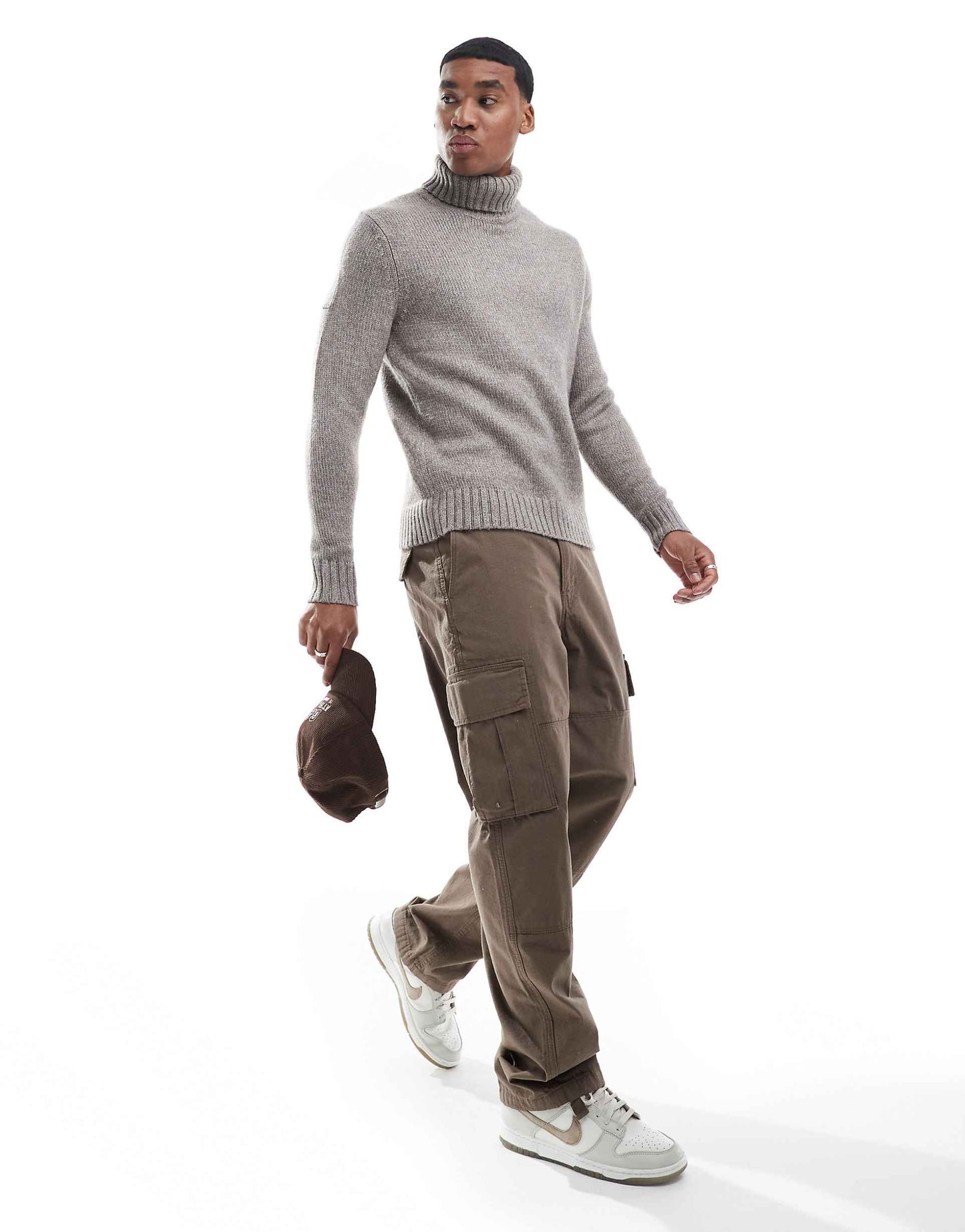 Brushed Roll Neck Jumper