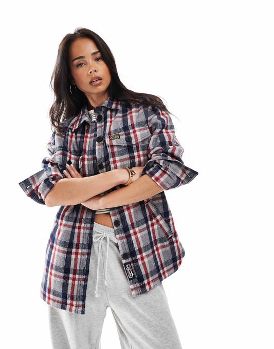 Borg Check Overshirt