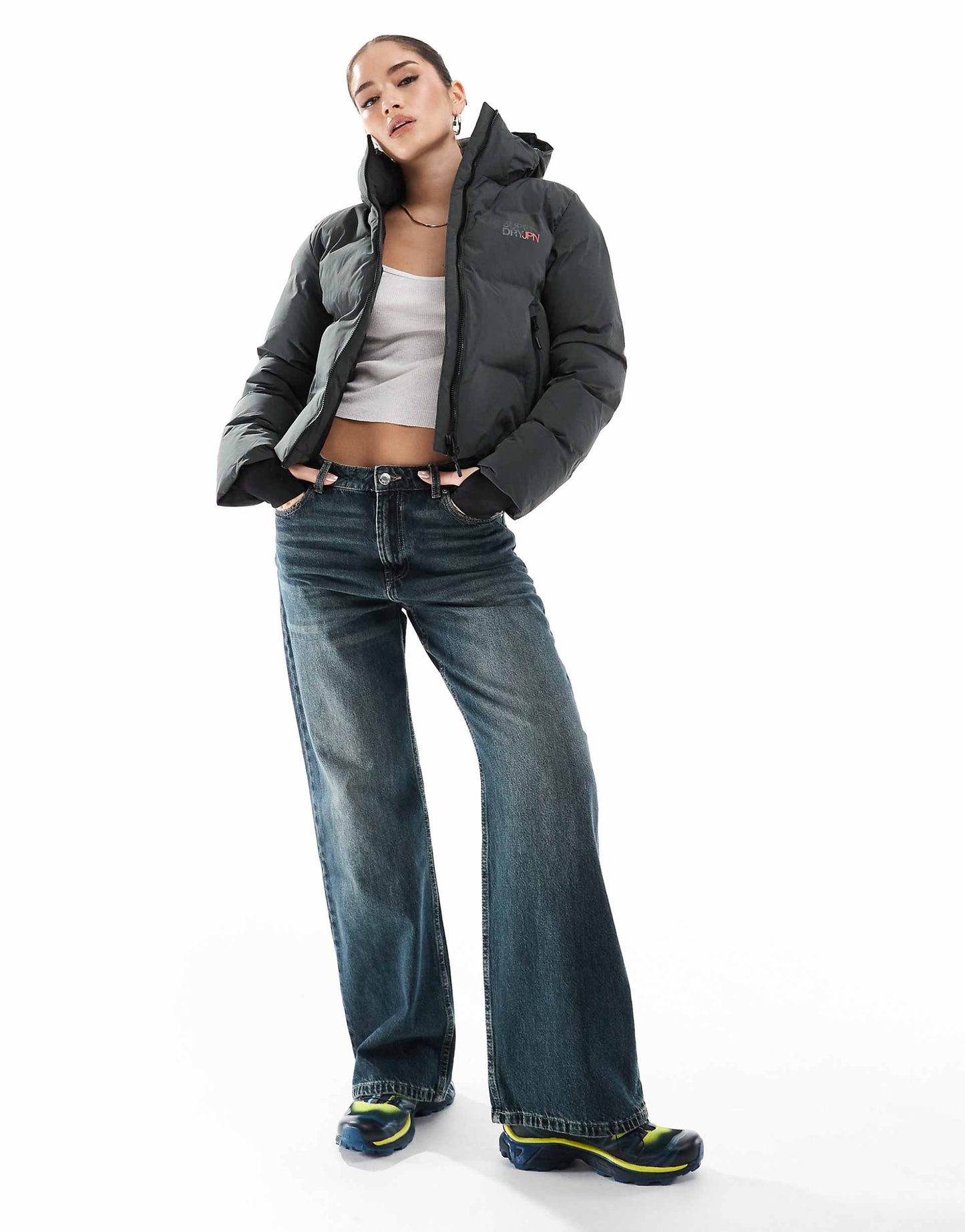 Hooded Boxy Puffer Jacket