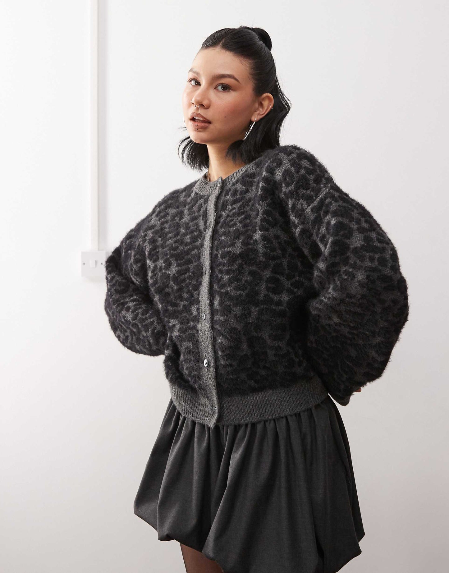 Brushed Cardigan