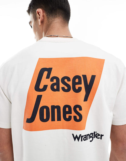 Casey Jones Workwear Logo Back Print Relaxed Heavyweight T-Shirt
