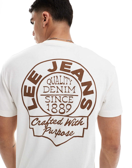 Logo Back Print Relaxed Fit T-Shirt