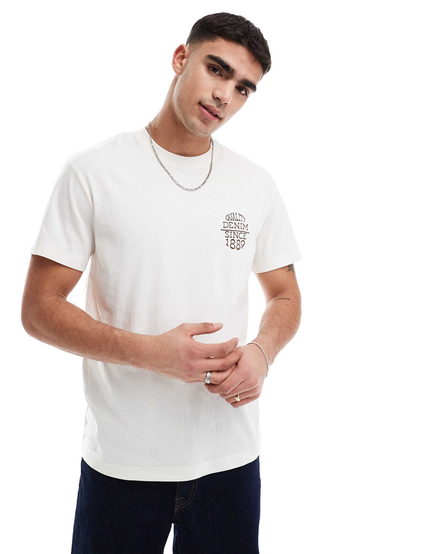 Logo Back Print Relaxed Fit T-Shirt