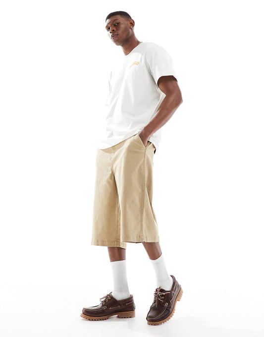 Casey Jones Workwear Drawstring Long Twill Shorts