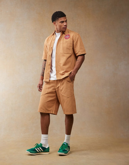 Casey Jones Workwear Porkchop Stripe Twill Shorts