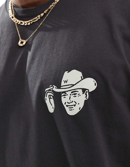 Small Cowboy Print T-Shirt