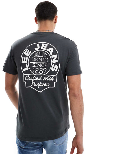 Logo Back Print Relaxed Fit T-Shirt
