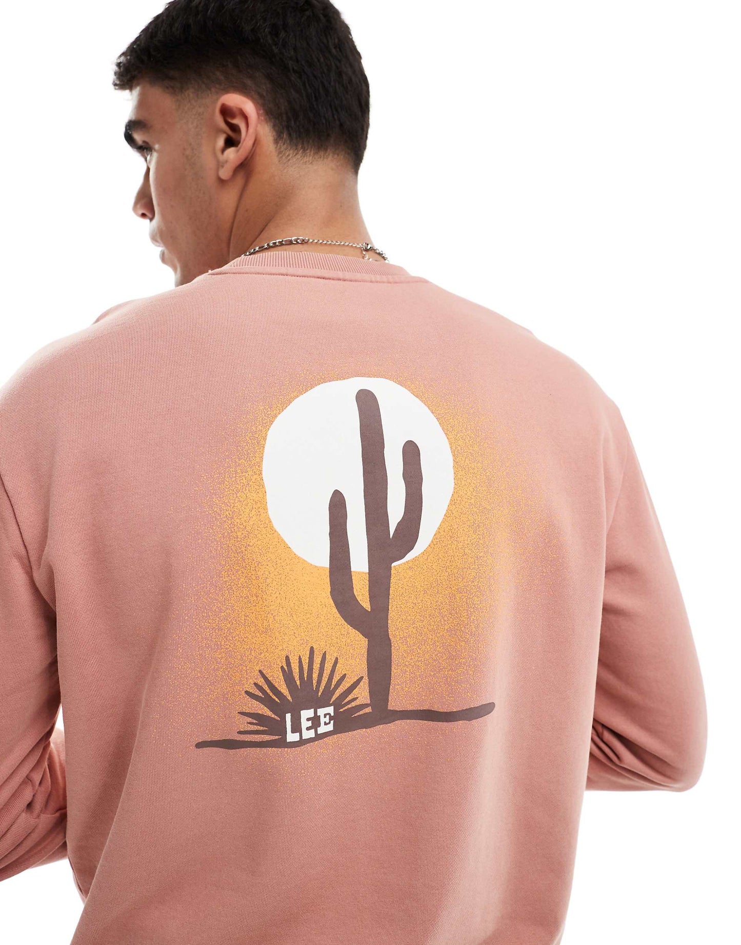 Western Scene Backprint Sweatshirt