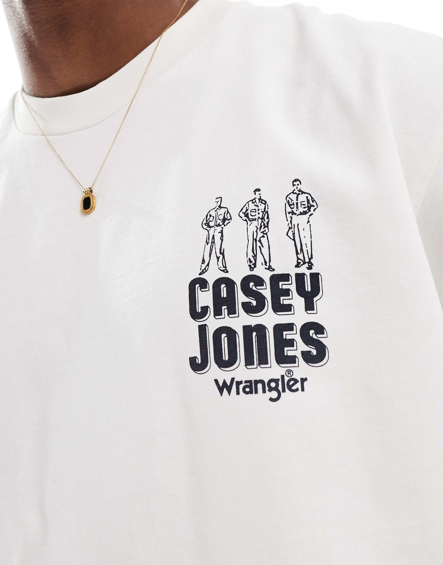 Casey Jones Workwear Logo Vintage Oversized Heavyweight T-Shirt