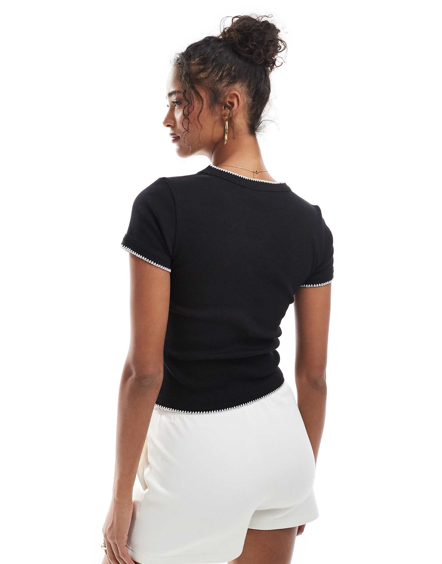 Babytee With Blanket Stitch Detail