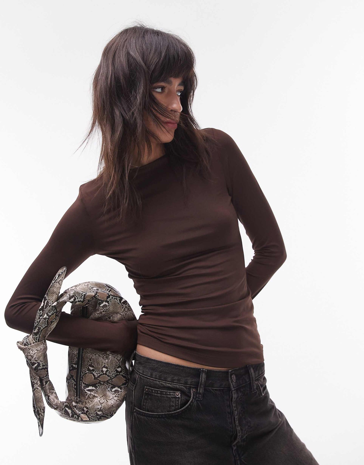 Long Sleeve Slinky Top