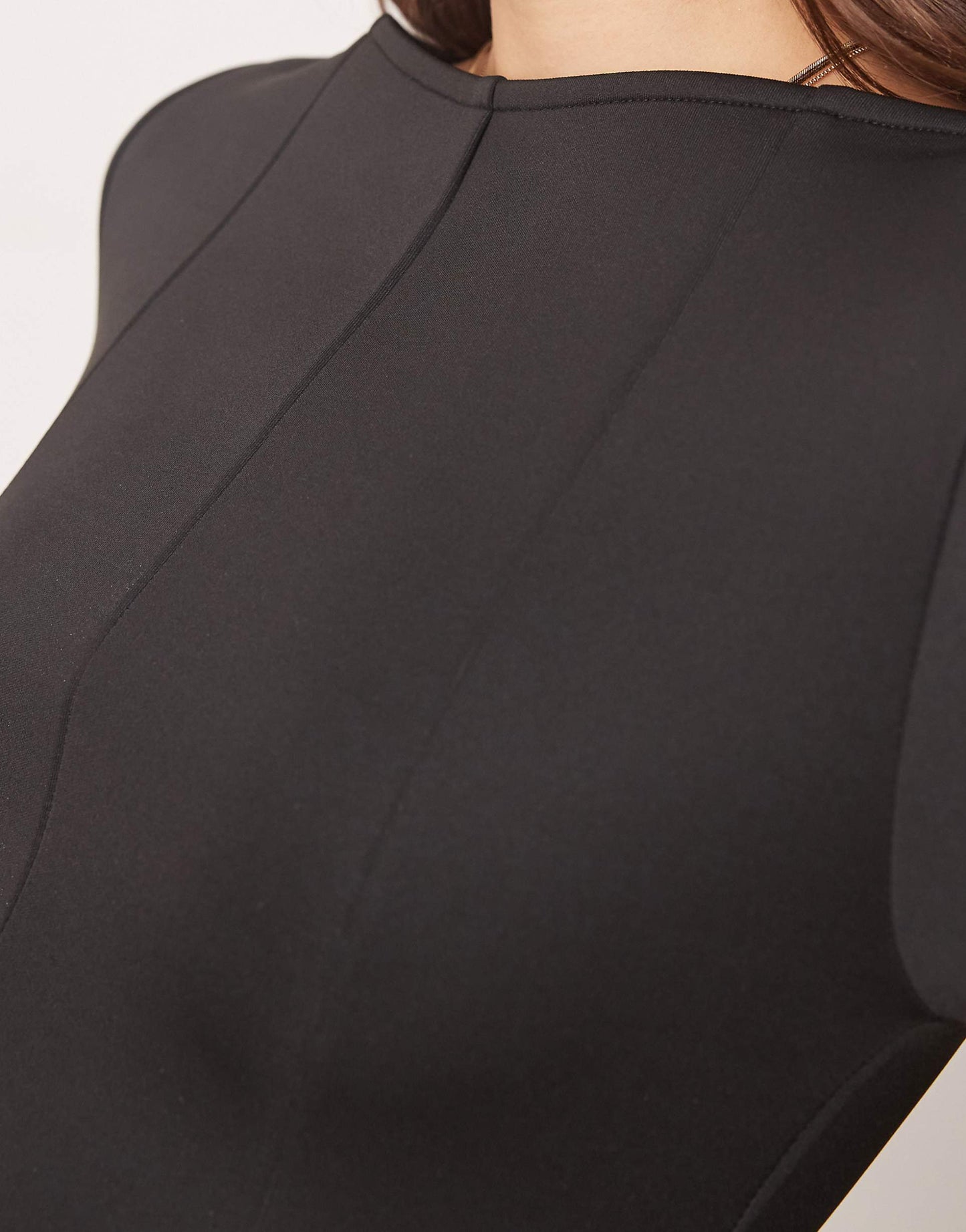 Fit And Flare Scuba Mini Dress