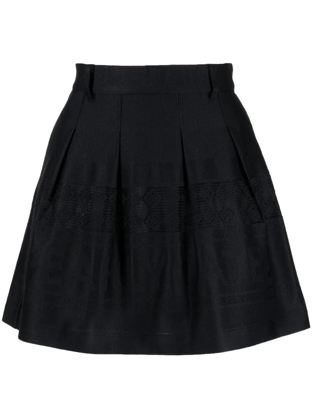Embroidered Jacquard Mini Skirt