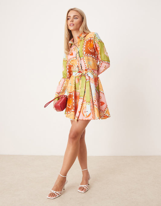 Petite Mini Shirt Dress