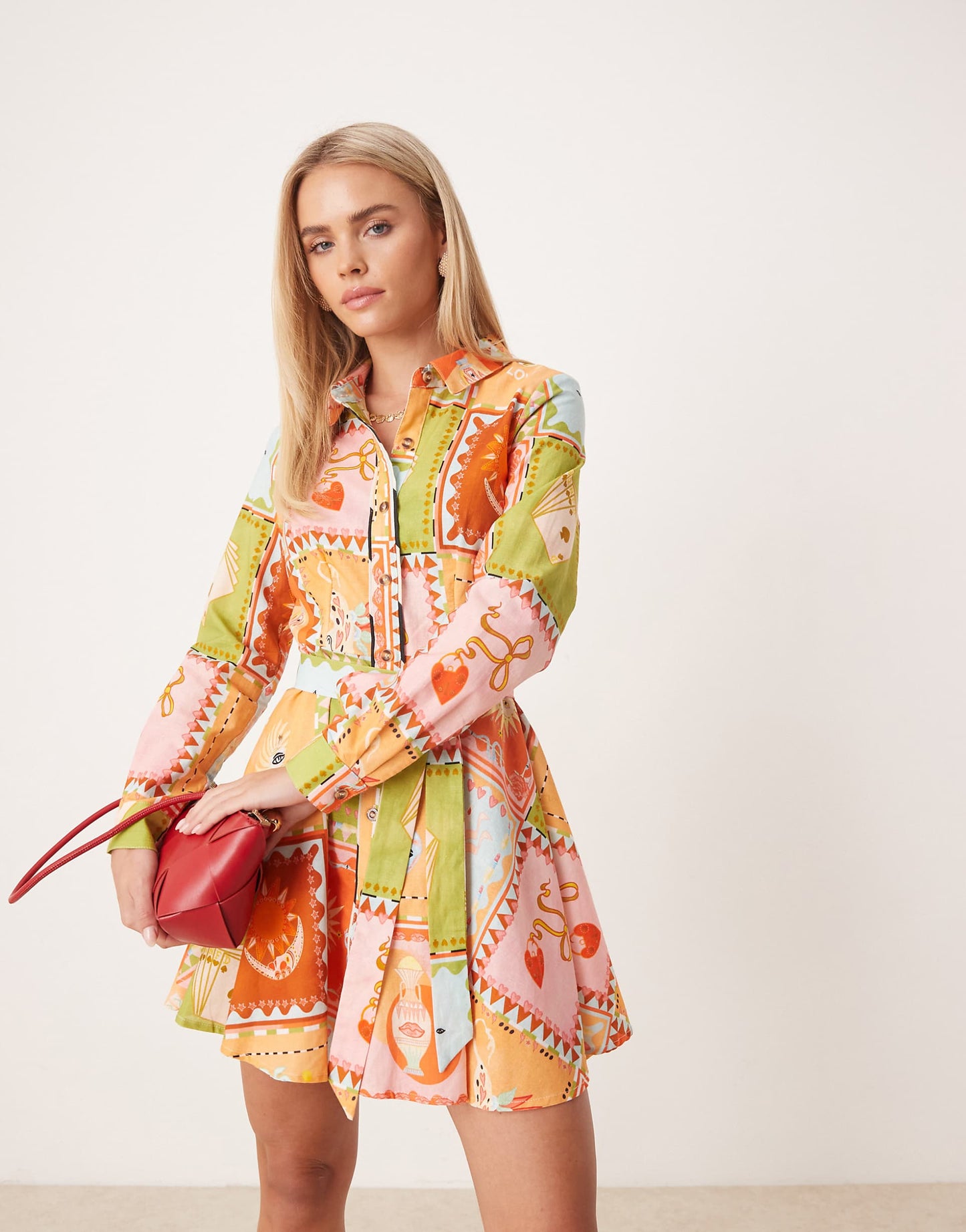 Petite Mini Shirt Dress